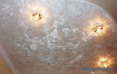 Decorarea tavanului cu tencuială decorativă - cum se aplică tencuiala decorativă