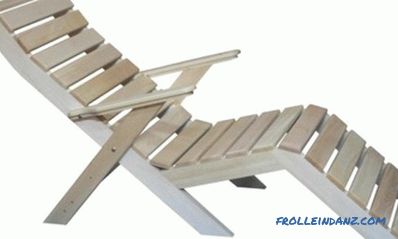 Șezlong din lemn DIY: design pliabil pentru relaxare
