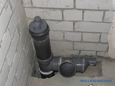 Ventilație de canalizare într-o casă privată + fotografie