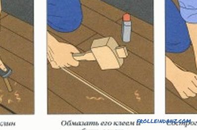 Crăpăturile din podea din lemn: metode de rezolvare a problemelor