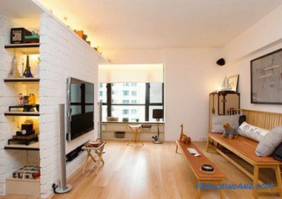 Interiorul livingului în stilul minimalismului - regulile și 70 de idei de inspirație