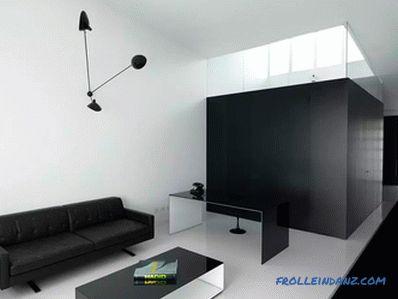 Interiorul livingului în stilul minimalismului - regulile și 70 de idei de inspirație