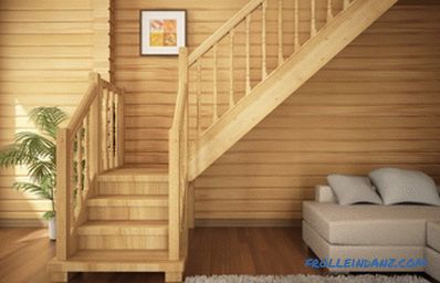Montaj de scari din lemn: elemente de design