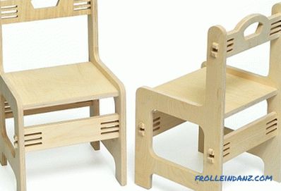 Cum se face un scaun înalt: procedură de asamblare