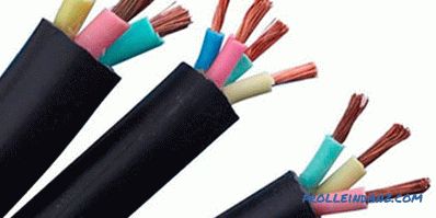 Tipuri de cabluri și cabluri - scopul și caracteristicile acestora