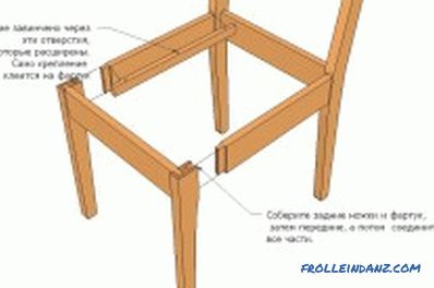 Scaun din lemn face-l singur: materiale și unelte