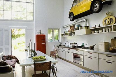 Designul pereților în bucătărie - în detaliu despre designul peretelui bucătăriei + fotografie