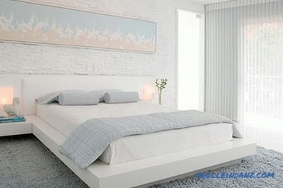 Caramida din interiorul dormitorului - 60 de exemple de decor