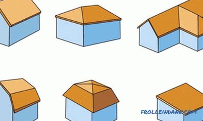 Tipuri de acoperișuri de case particulare, forme și opțiuni ale acestora + Fotografii