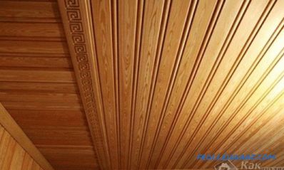 Tavan din lemn face-te singur - fabricarea și designul (+ fotografii)