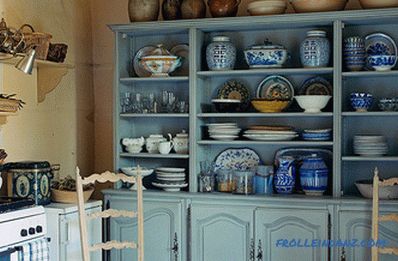 Provence stil de bucătărie design interior: secrete și idei de fotografie