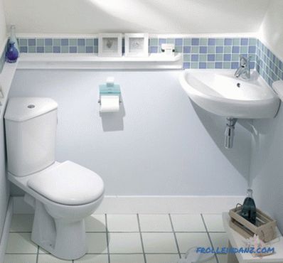 Tipuri de boluri de toaletă pe un castron, spălare, eliberare și materiale de producție + Foto