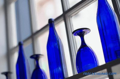 Sticlă în interior - 50 de idei de utilizare a sticlei decorative, mată și colorate
