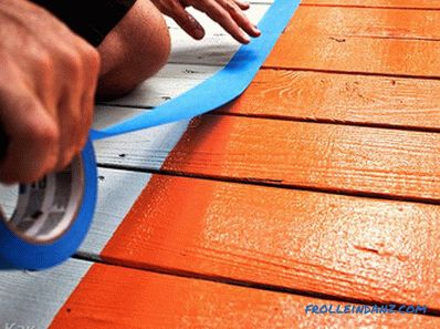 Cum de a picta o podea din lemn în casa de la cabana