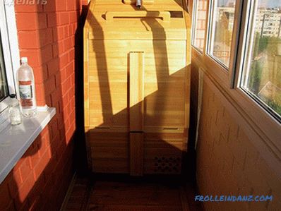 Sauna în apartament cu propriile mâini