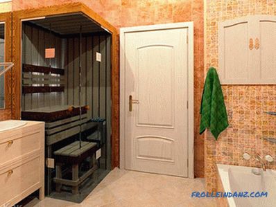 Sauna în apartament cu propriile mâini