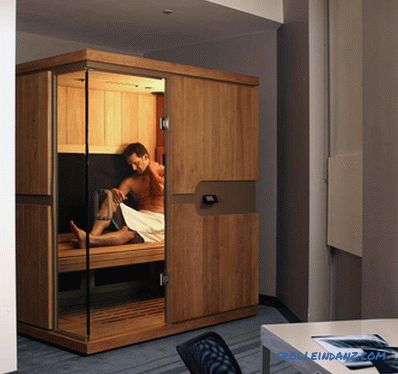 Sauna în apartament cu propriile mâini