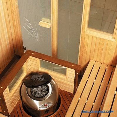 Sauna în apartament cu propriile mâini