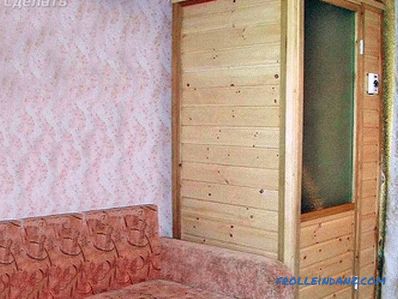 Sauna în apartament cu propriile mâini