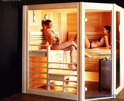 Sauna în apartament cu propriile mâini