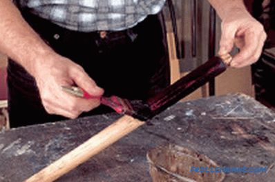 Tratarea lemnului cu pata si lac: caracteristici aplicative