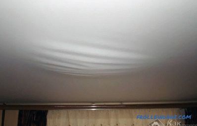 Reparați întinderea tavanului