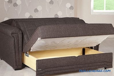 Canapea pentru somn zilnic - care este mai bine să alegeți mecanismul, umplerea, tapițeria, cadru