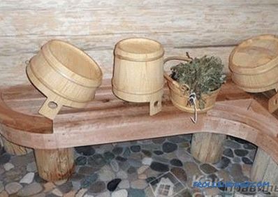Mobilier pentru baie cu mâna din lemn + schemă foto