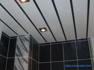 Ce tavan este mai bine să faci în baie