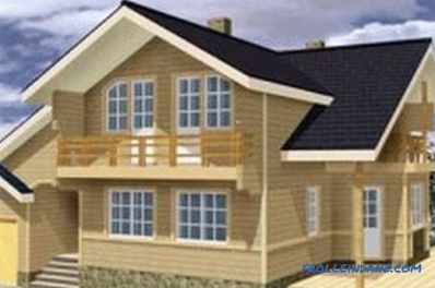 Decorarea casei cu panouri din lemn exterioare și blocuri case